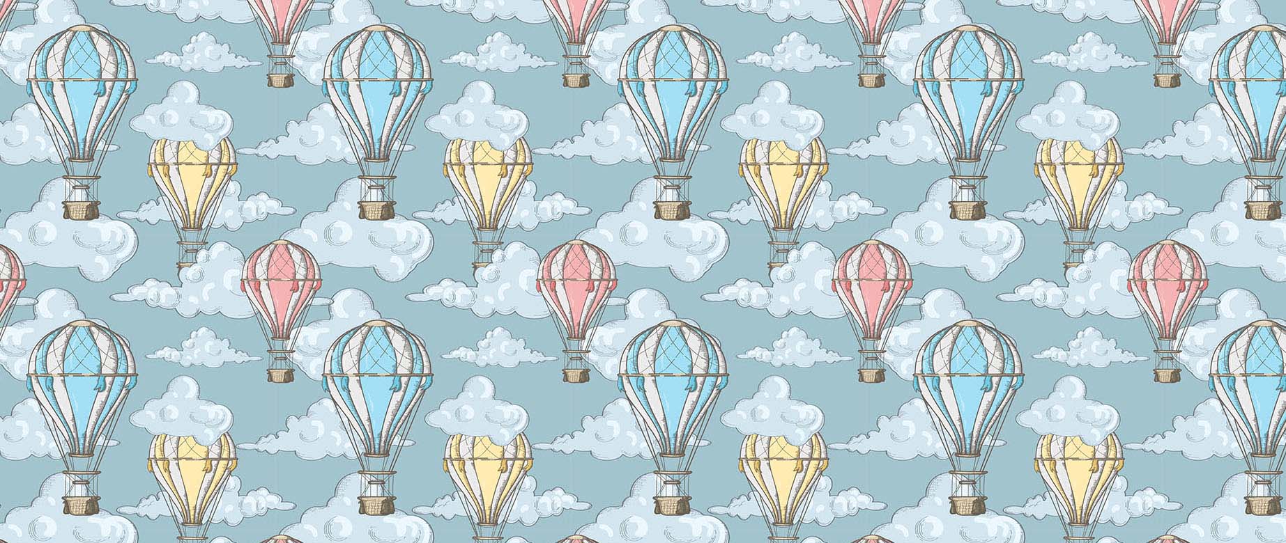 blue-kids-clouds-parachute-watercolour-wallpaper-view