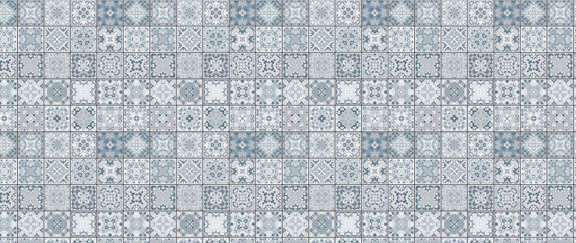 white-teal-mosaic-geometric-tile-wallpaper-view