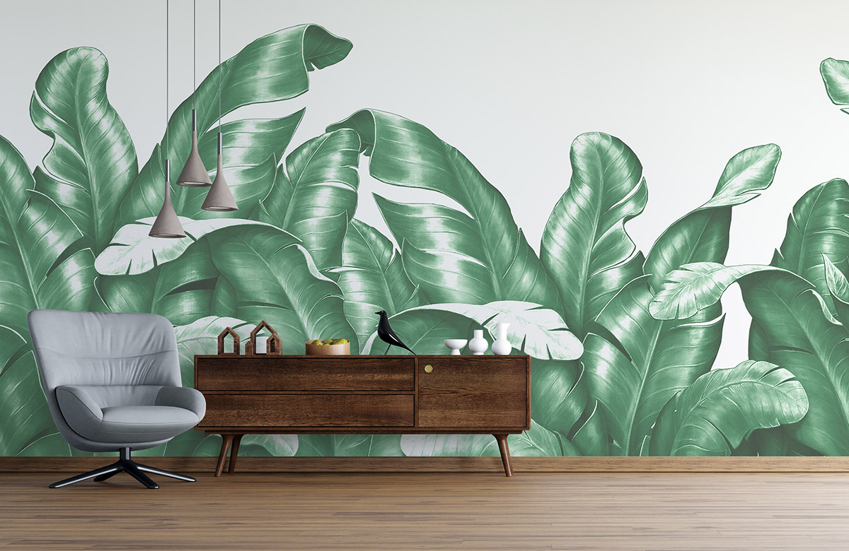 COLORFUL BANANA LEAVES Wallpaper By Wallpaper Dream