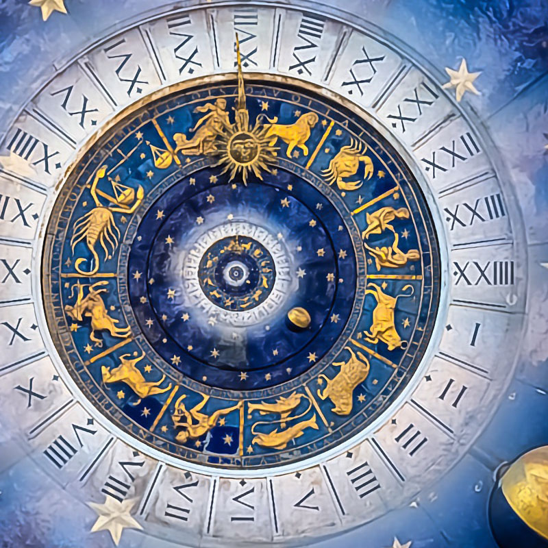 zodiac-and-roman-numbers-with-stars-planets-wallpaper-wallpaper-zoom-view