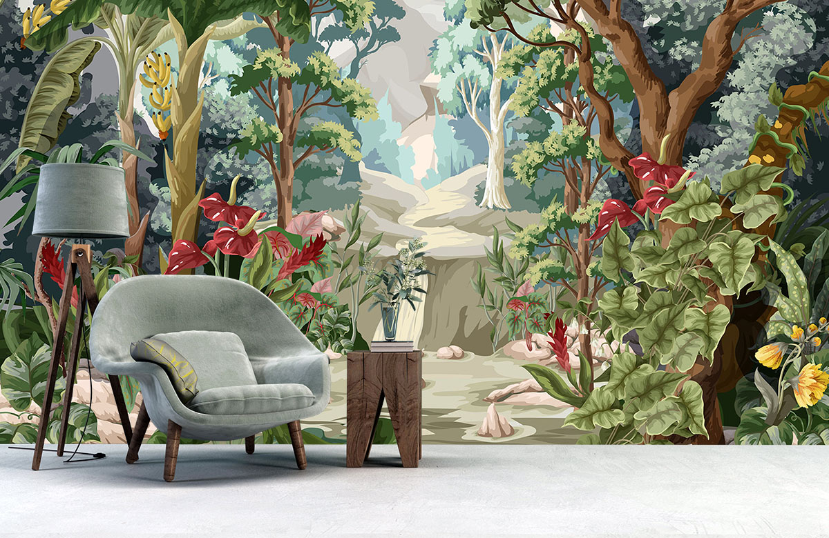 Jungle Wall  WallPrint mural