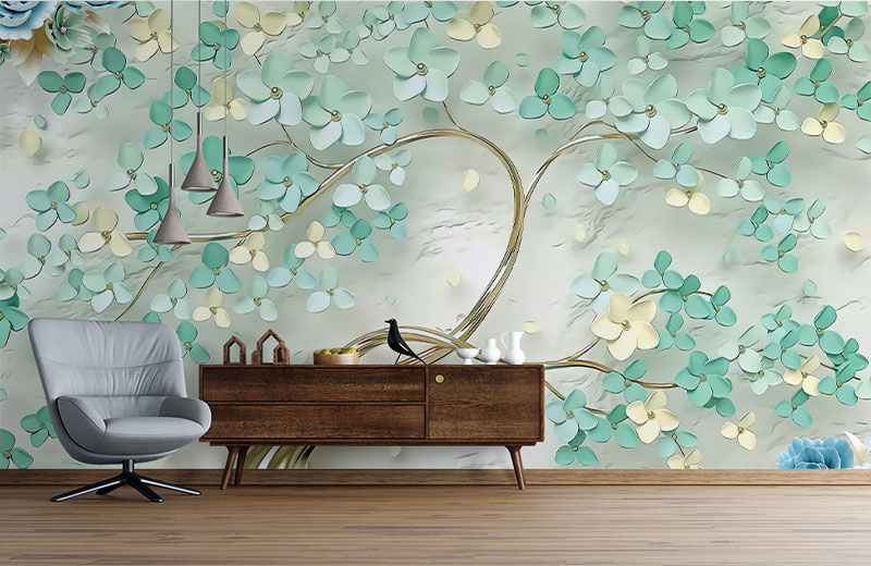 Bespoke Mural Wallpaper | Unique Feature Wall | Surface View