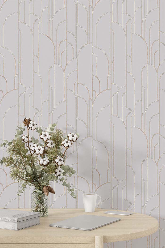 white-golden-arch-geometric-pattern-wallpaper-detailed
