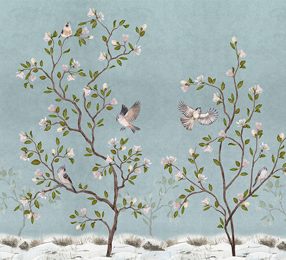 birds-flying-around-magnolia-tree-murals-thumb